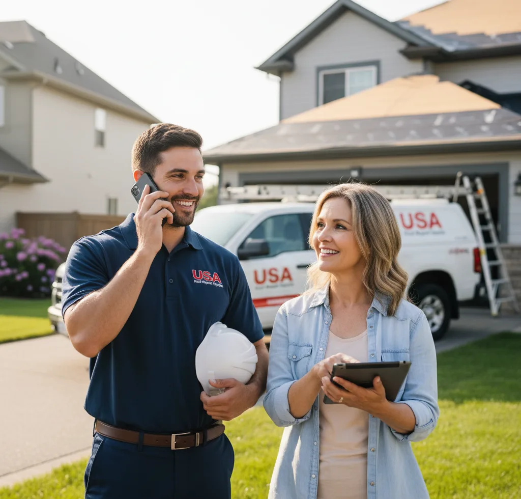 USA Roof Repair Experts customer support in Deer Park